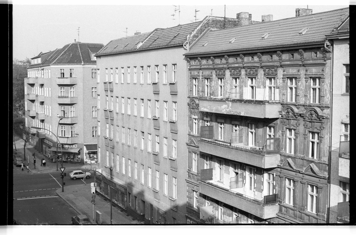 Kleinbildnegative: Mietshäuser, Belziger Straße, 1979 (Museen Tempelhof-Schöneberg/Jürgen Henschel RR-F)