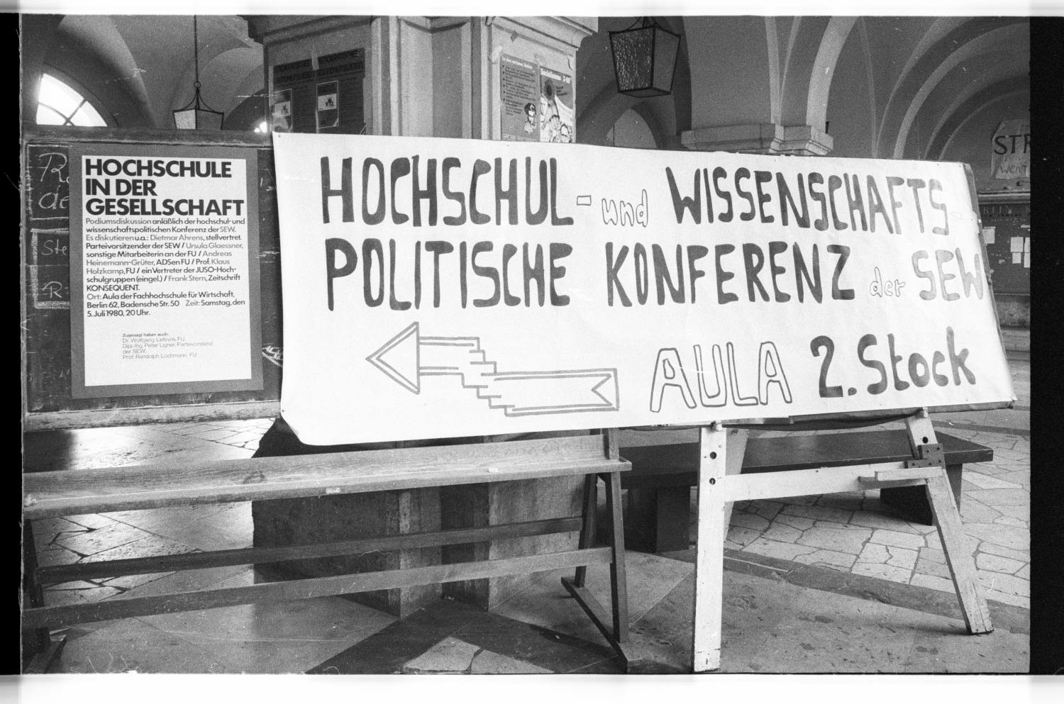 Kleinbildnegative: SEW-Konferenz, Hochschulpolitik, 1980 (Museen Tempelhof-Schöneberg/Jürgen Henschel RR-F)