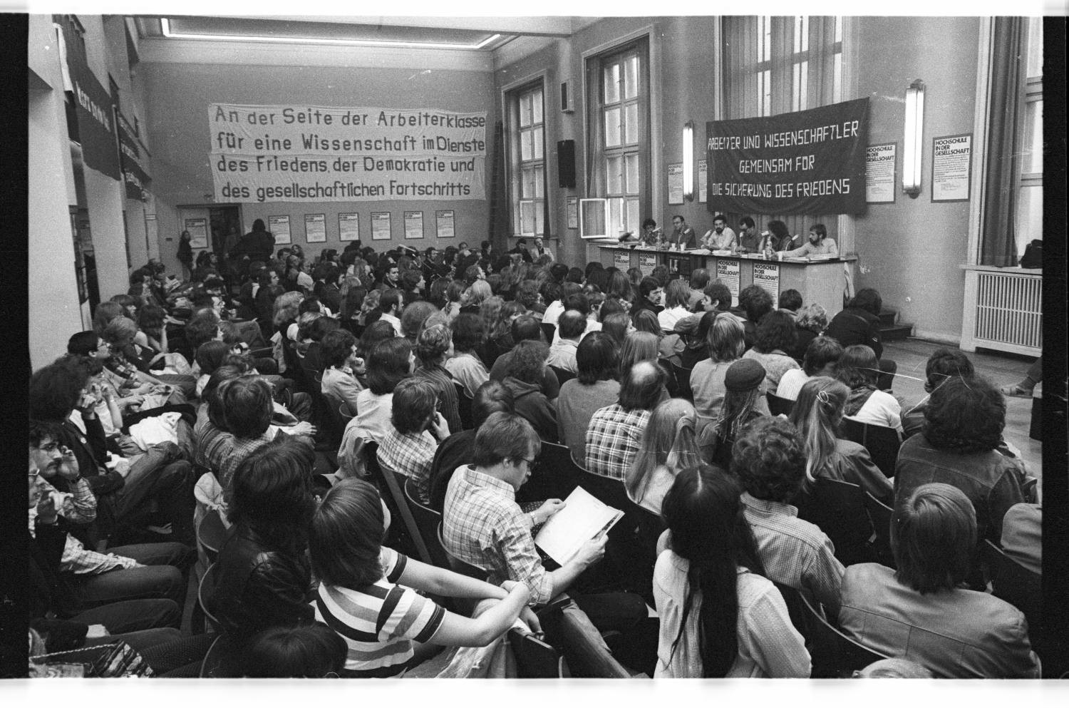 Kleinbildnegative: SEW-Konferenz, Hochschulpolitik, 1980 (Museen Tempelhof-Schöneberg/Jürgen Henschel RR-F)