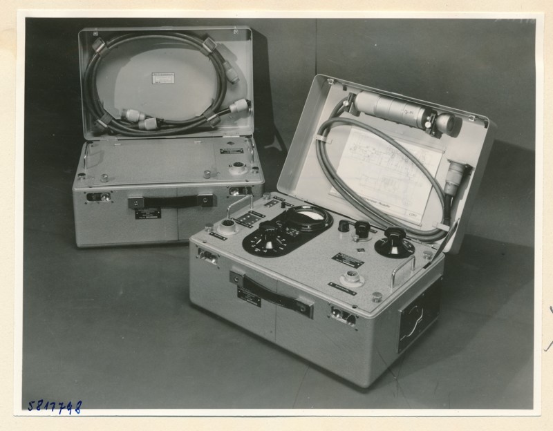 Lautstärkenmesser LSM1 außen ohne Mikrophon, Foto 22. Dezember 1958 (www.industriesalon.de CC BY-SA)