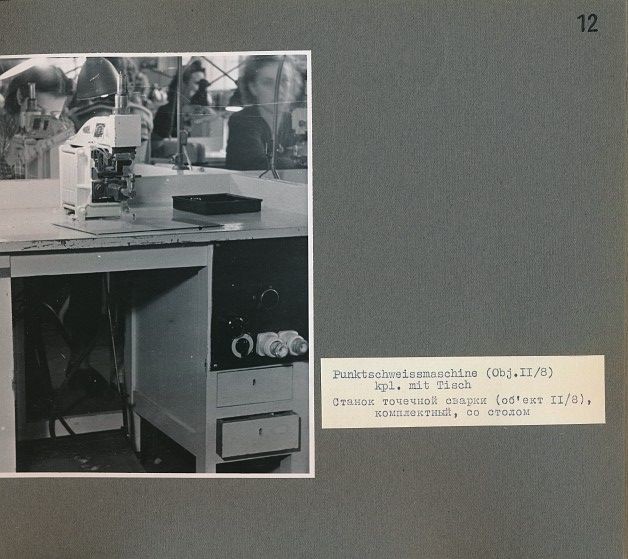 S. 12, Fotoalbum Produktion im Werk für Fernmeldewesen (HF), 1951 (www.industriesalon.de CC BY-SA)