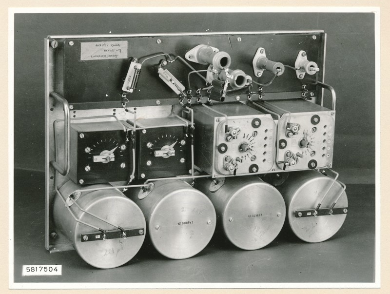 TFH Verstärkergerät, Bild 10, Foto 9. Oktober 1958 (www.industriesalon.de CC BY-SA)