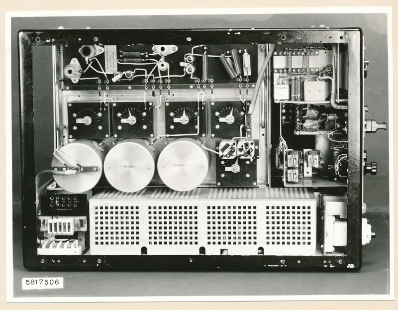 TFH Verstärkergerät, Bild 12, Foto 9. Oktober 1958 (www.industriesalon.de CC BY-SA)