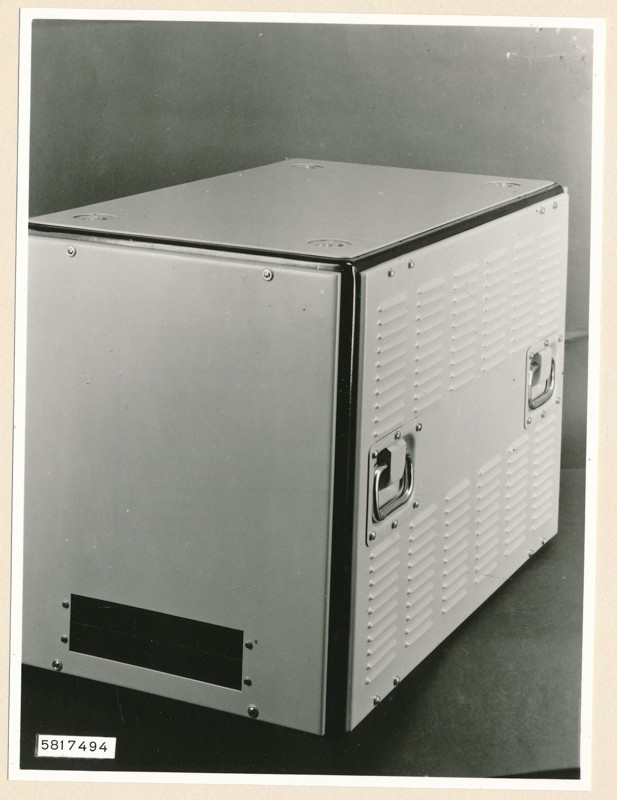 TFH Verstärkergerät, Bild 2, Foto 9. Oktober 1958 (www.industriesalon.de CC BY-SA)