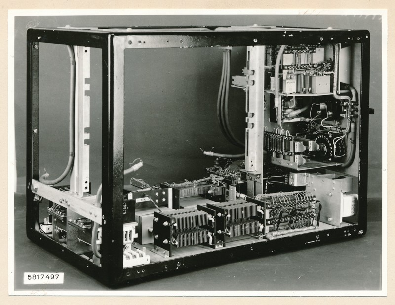TFH Verstärkergerät, Bild 4, Foto 9. Oktober 1958 (www.industriesalon.de CC BY-SA)