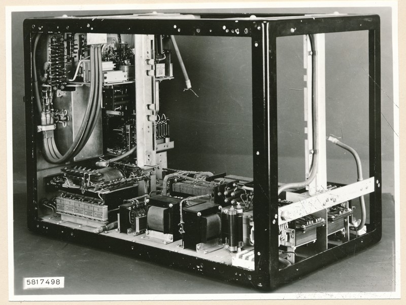 TFH Verstärkergerät, Bild 5, Foto 9. Oktober 1958 (www.industriesalon.de CC BY-SA)