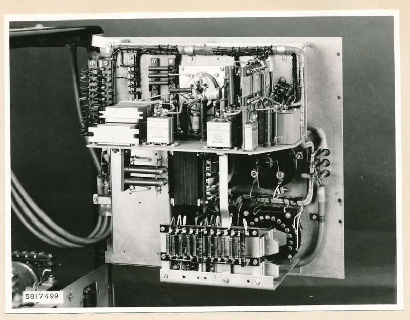 TFH Verstärkergerät, Bild 6, Foto 9. Oktober 1958 (www.industriesalon.de CC BY-SA)