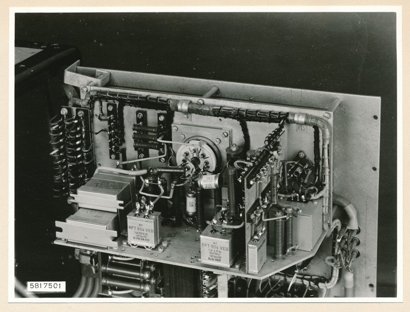 TFH Verstärkergerät, Bild 8, Foto 9. Oktober 1958 (www.industriesalon.de CC BY-SA)