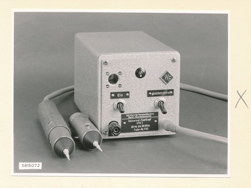 Universal Tastkopf UTK1, Foto Mai 1958 (www.industriesalon.de CC BY-SA)