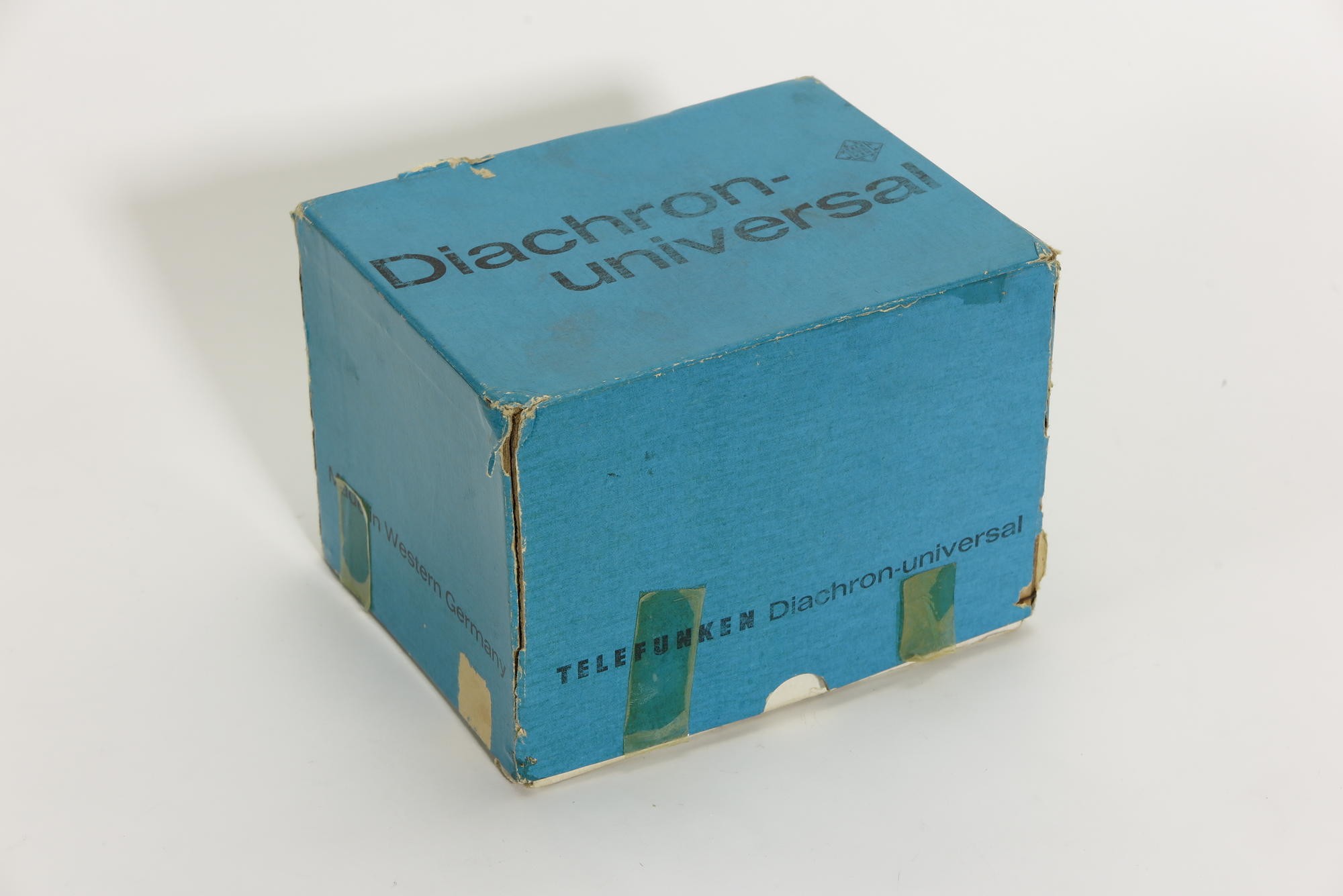 Verpackungskarton, Zubehör für Steuergerät Telefunken Diachron-universal (Stiftung Deutsches Technikmuseum Berlin CC0)