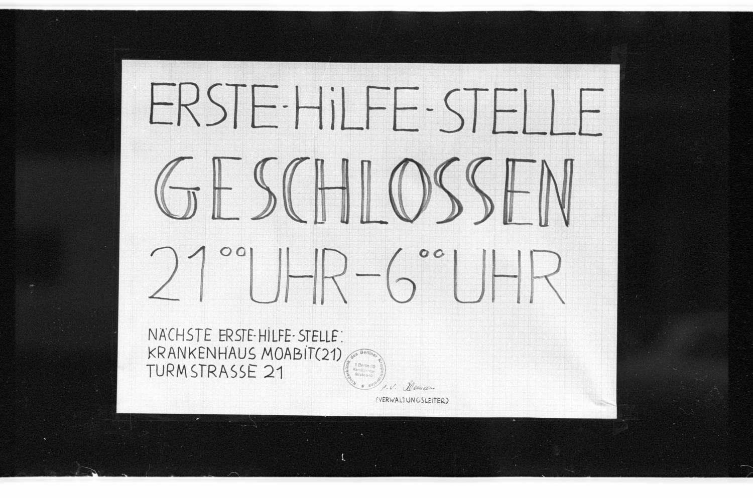 Kleinbildnegative: Kinderklinik, Karl-Schrader-Str. 10, 1982 (Museen Tempelhof-Schöneberg/Jürgen Henschel RR-F)