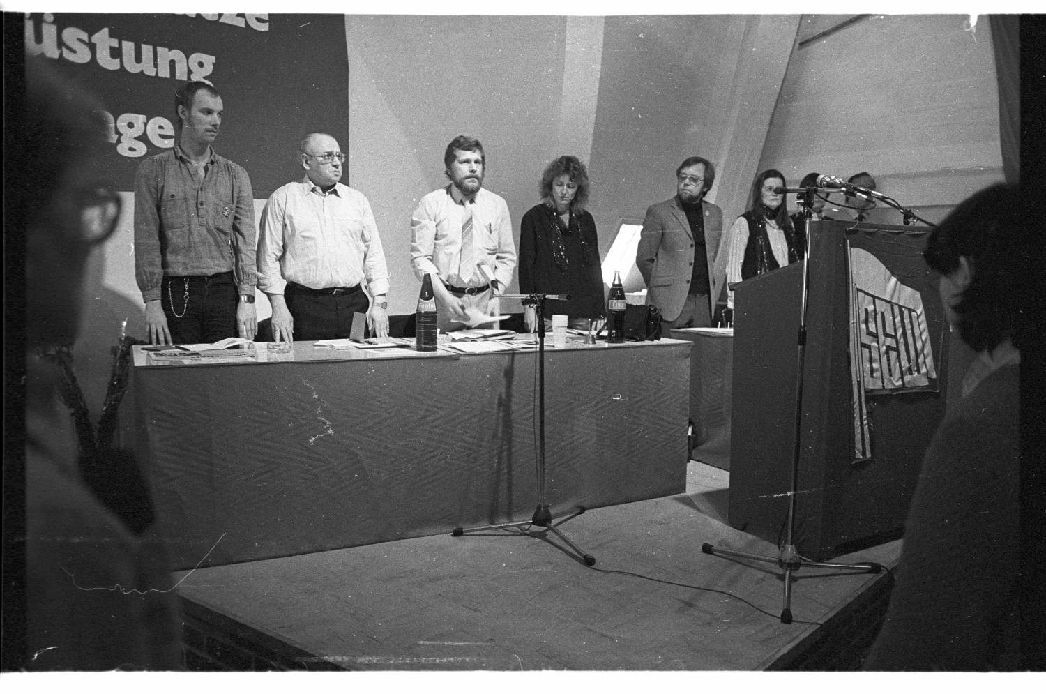 Kleinbildnegative: Kreisdelegiertenkonferenz der SEW, 1982 (Museen Tempelhof-Schöneberg/Jürgen Henschel RR-F)