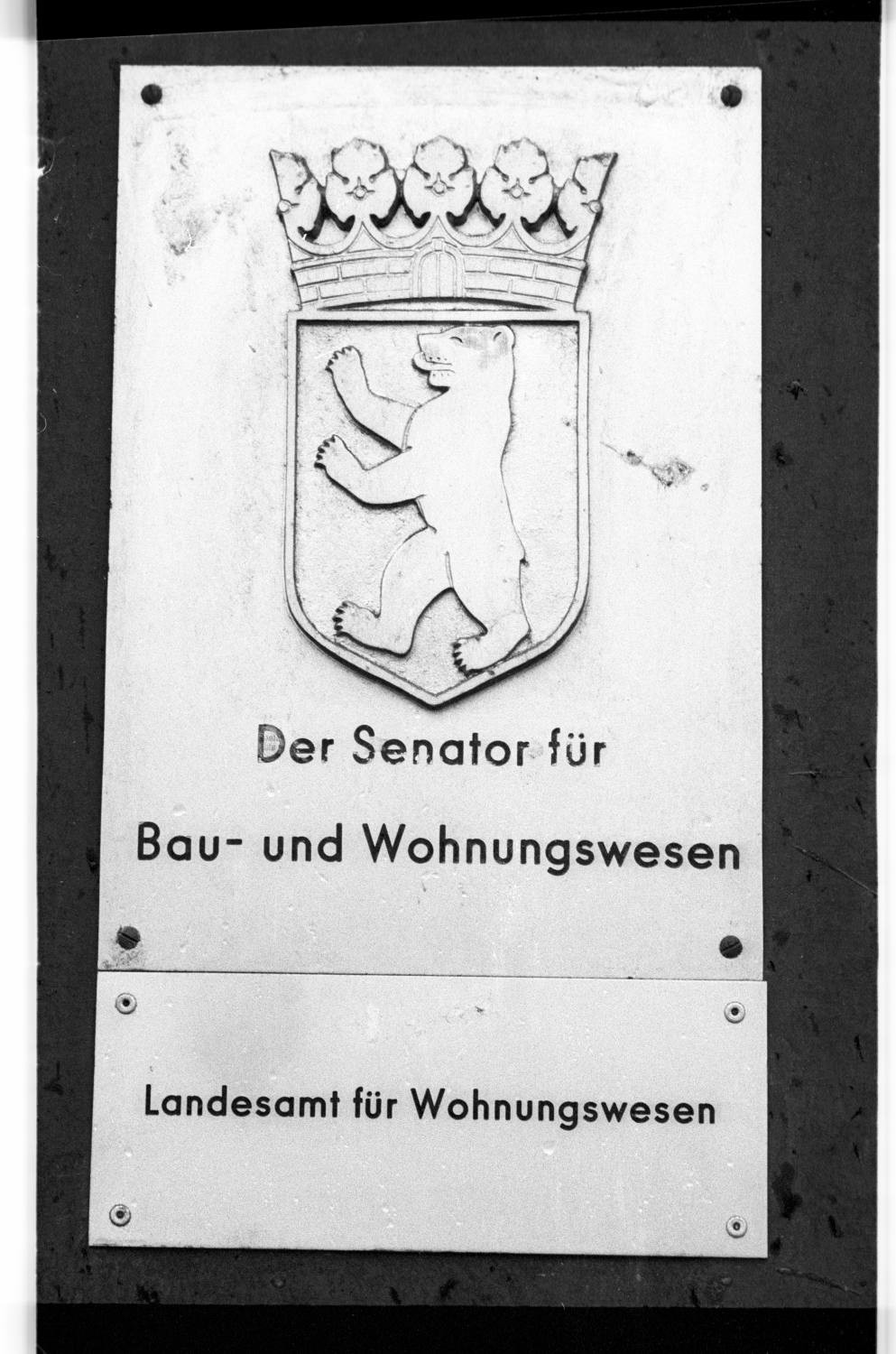 Kleinbildnegative: Landesamt für Wohnungswesen, 1983 (Museen Tempelhof-Schöneberg/Jürgen Henschel RR-F)