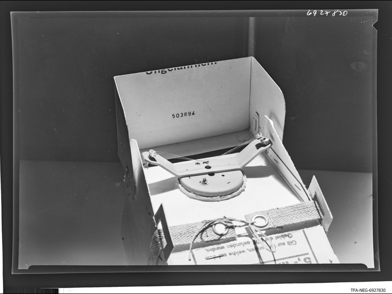 Radiosonde DRF1, Bild 1, Foto November 1969 (www.industriesalon.de CC BY-SA)