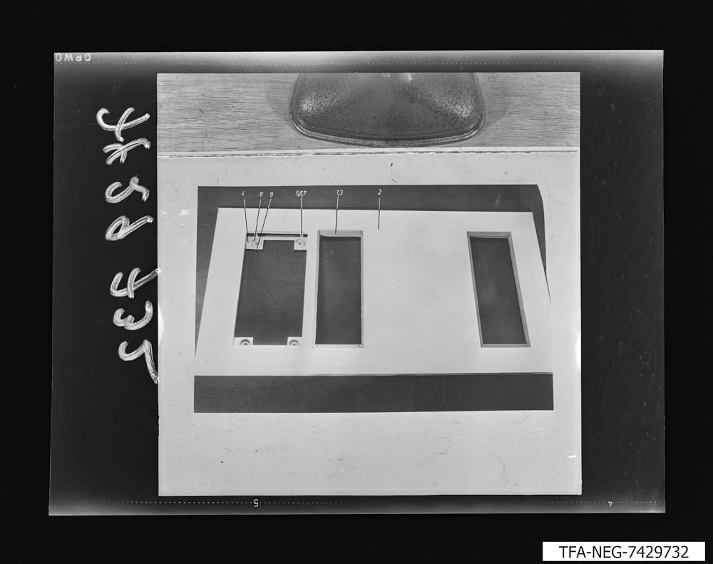 Repro: Diffusions-Profil-Messplatz, Bild 20; Foto, Juli 1974 (www.industriesalon.de CC BY-SA)