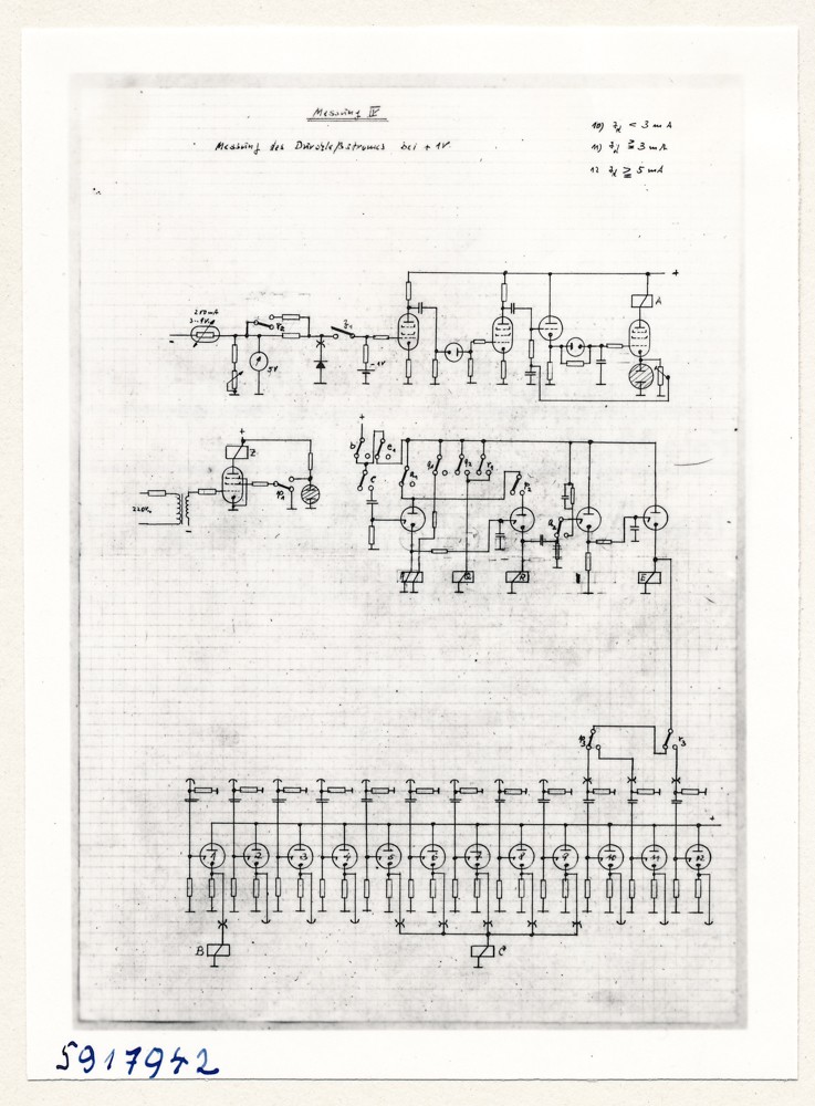 Repro Skizze von Schaltungen, Bild 1; Foto, 19. Februar 1959 (www.industriesalon.de CC BY-SA)