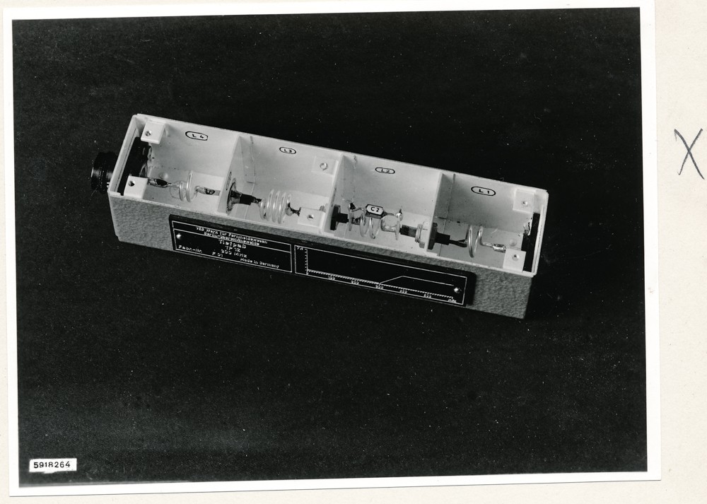 Tiefpass TP12 Ansicht v. oben, offen; Foto, 10. Juni 1959 (www.industriesalon.de CC BY-SA)