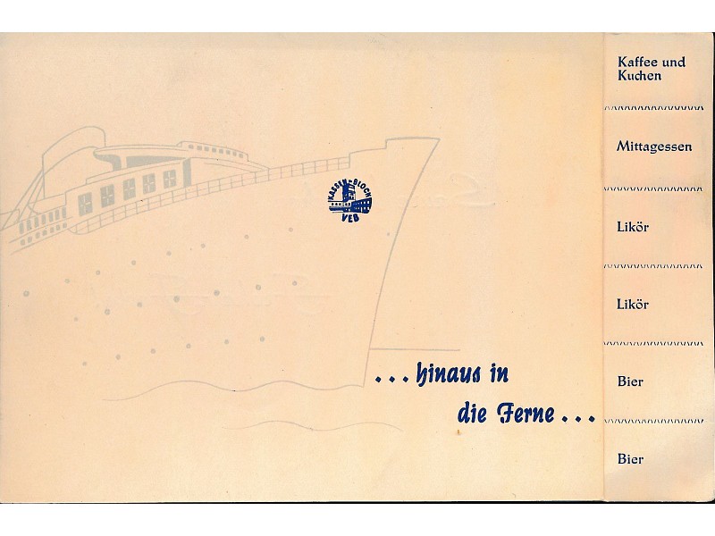 Einladungskarte Dampferfahrt 31. Juli 1954; Foto, 1954 (www.industriesalon.de CC BY-SA)