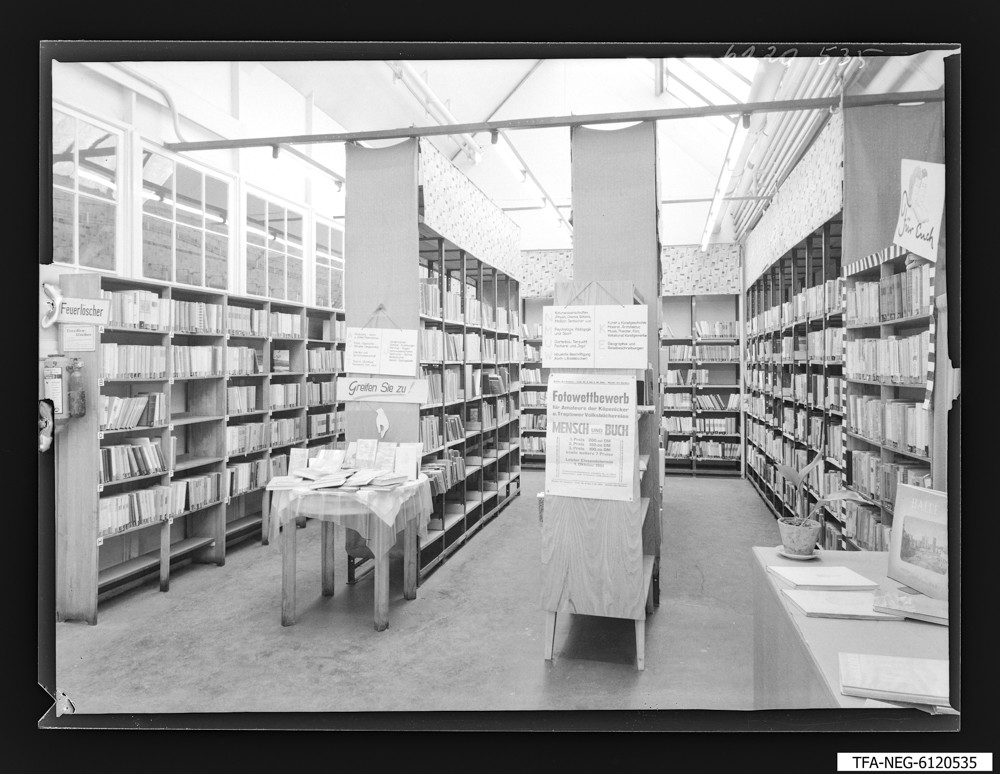 Findbucheintrag: Gewerkschaftsbücherei; Foto, September 1961 (www.industriesalon.de CC BY-SA)