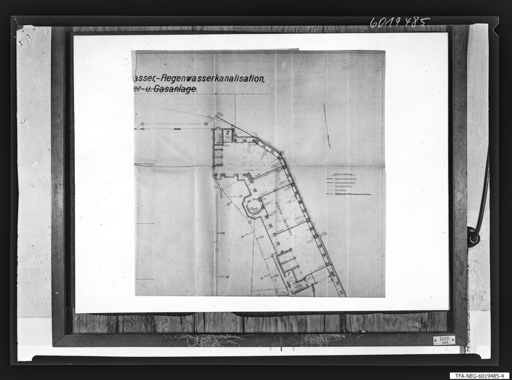Findbucheintrag: Grundriss WF Entwässerungsanlage Nachtrag; Foto, 19. September 1960 (www.industriesalon.de CC BY-SA)