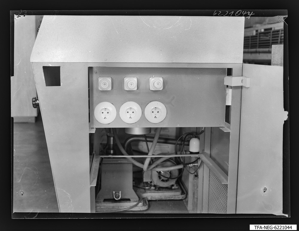 Findbucheintrag: Pumpstand, Bild 6; Foto, April 1962 (www.industriesalon.de CC BY-SA)