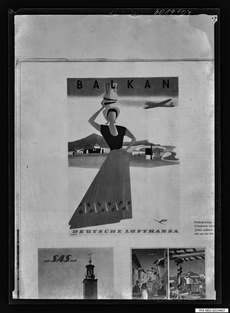 Findbucheintrag: Repro Plakat Balkan, Werbung; Foto, Juli 1960 (www.industriesalon.de CC BY-SA)