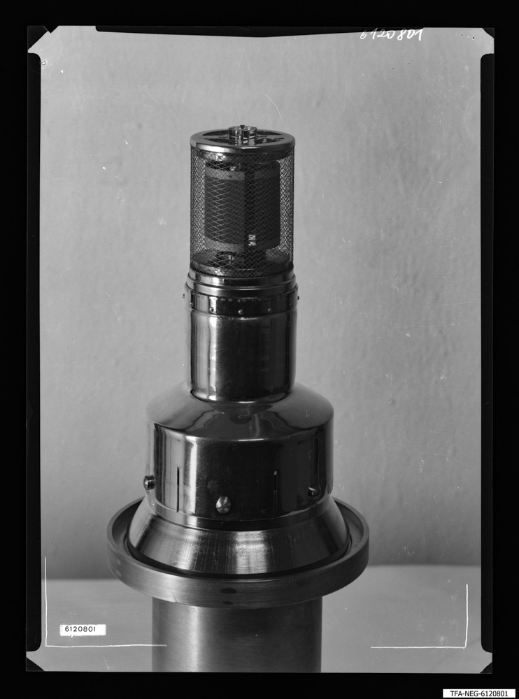 Findbucheintrag: Senderöhren-SRL 364 System WF; Foto, Dezember 1961 (www.industriesalon.de CC BY-SA)