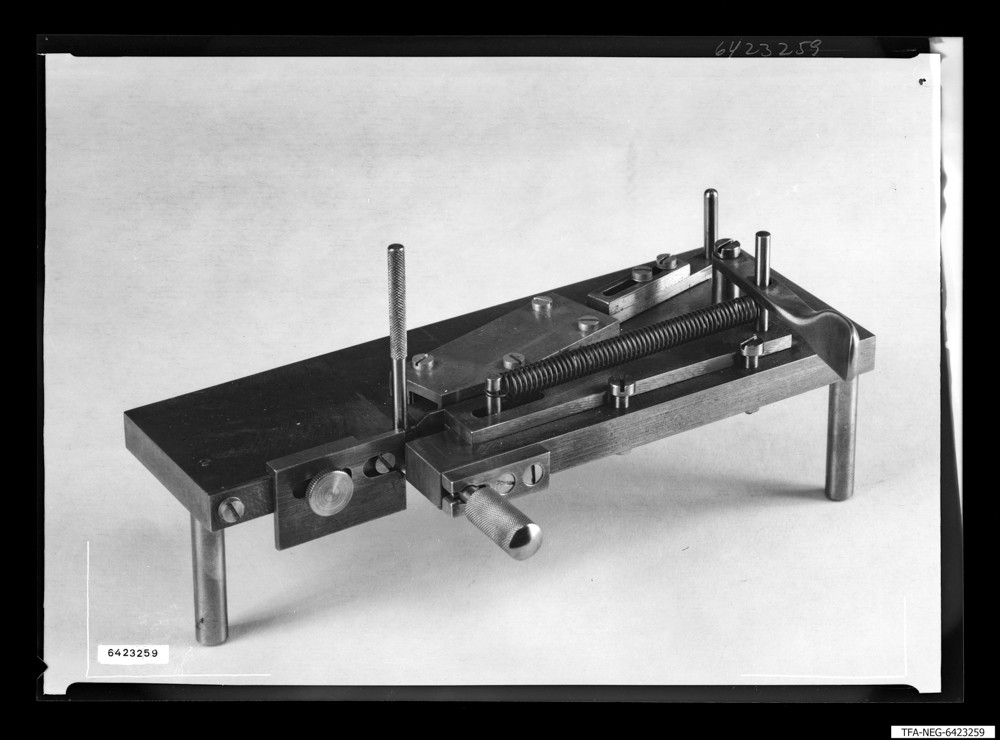 Abbiegevorrichtung; Foto 1964 (www.industriesalon.de CC BY-SA)