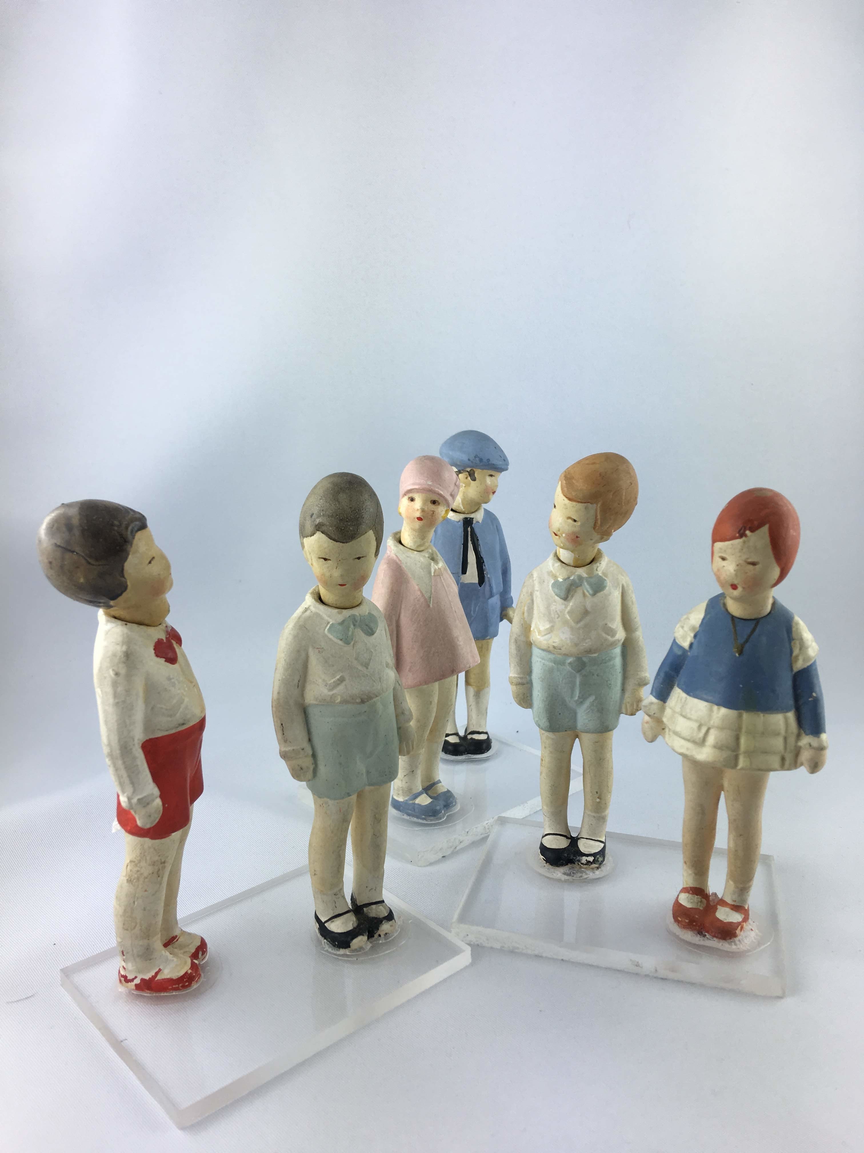 Puppen Gruppe (Historisches Spielzeug Berlin e.V. CC BY-NC-SA)