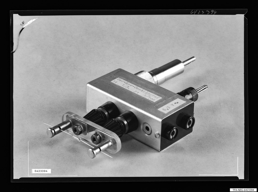 Service Oszillograf, Bild 2; Foto 1964 (www.industriesalon.de CC BY-SA)