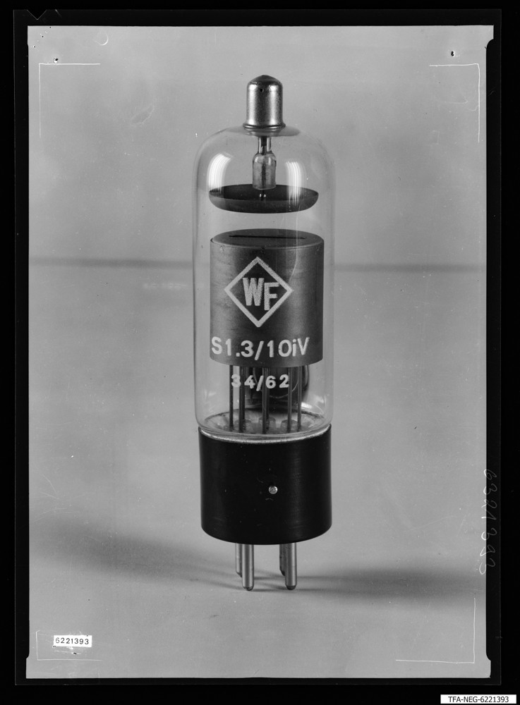Thyratron S1,3/10 d V, koll. Ludwig [?] ; Foto 1962 (www.industriesalon.de CC BY-SA)