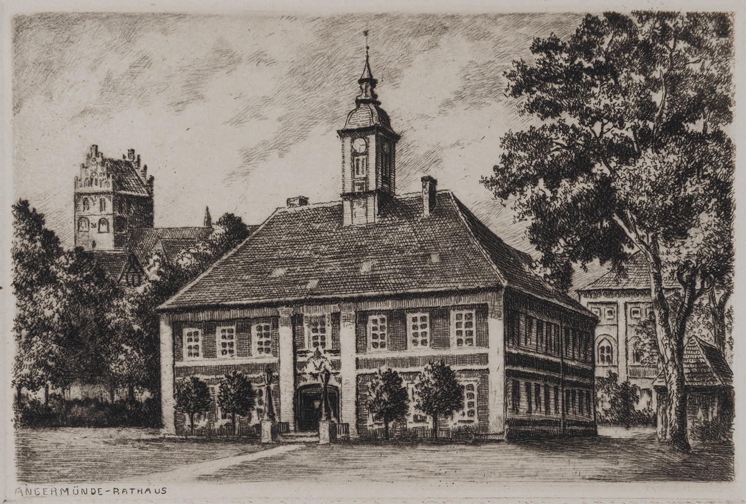Angermünde: Rathaus (Landesgeschichtliche Vereinigung für die Mark Brandenburg e.V., Archiv CC BY)