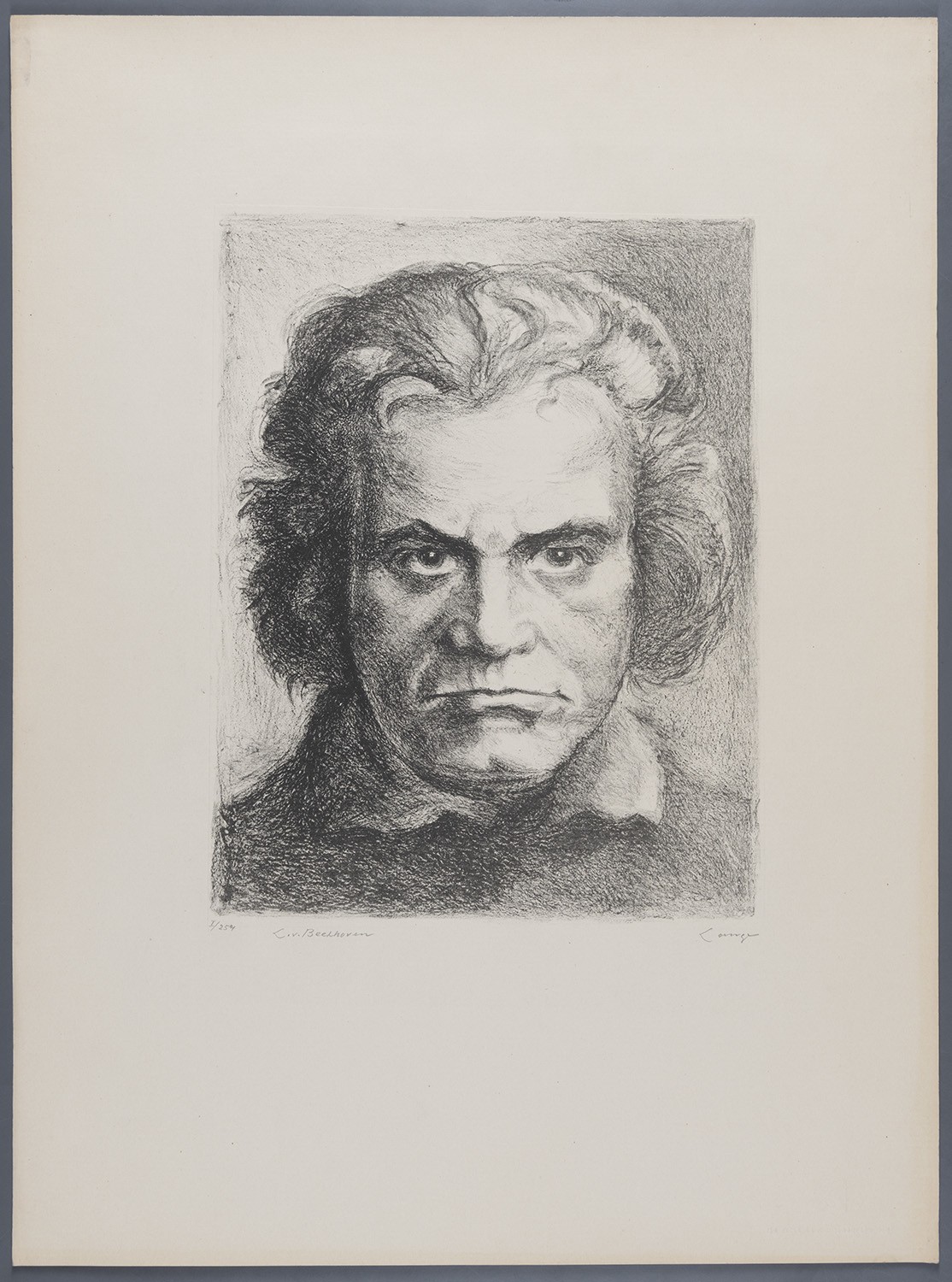 Beethoven, Ludwig van (1770-1827), Komponist (Landesgeschichtliche Vereinigung für die Mark Brandenburg e.V., Archiv CC BY)