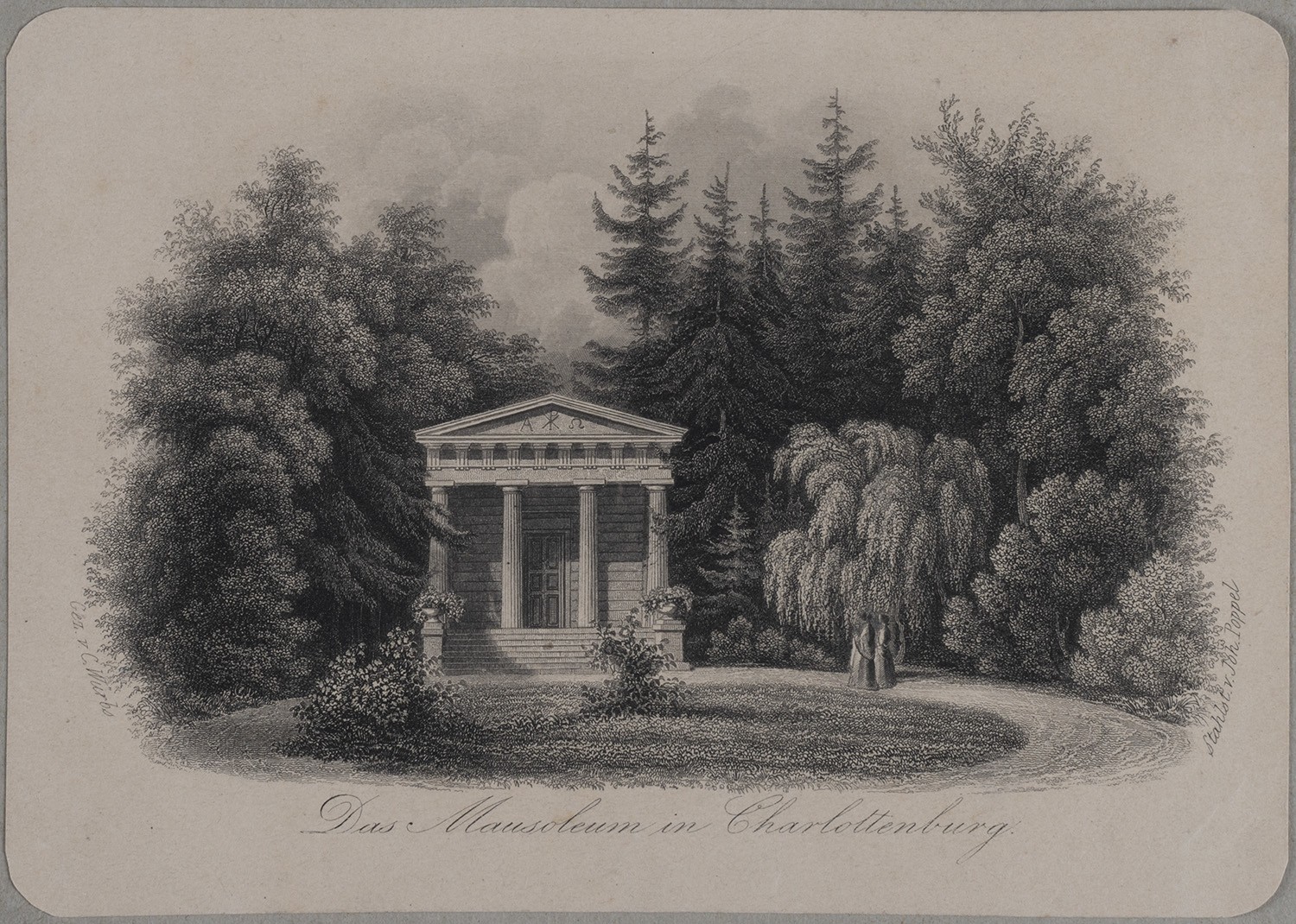 Berlin-Charlottenburg: Mausoleum im Schlosspark (Landesgeschichtliche Vereinigung für die Mark Brandenburg e.V., Archiv CC BY)