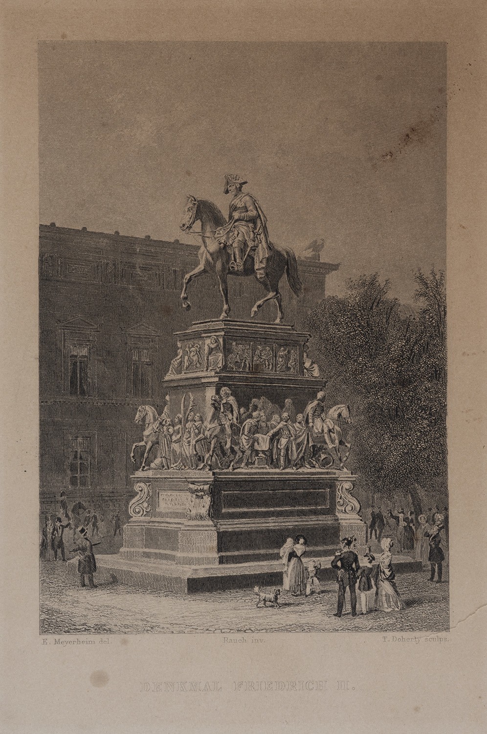 Berlin-Mitte: Unter den Linden: Denkmal König Friedrichs II. von Preußen (Landesgeschichtliche Vereinigung für die Mark Brandenburg e.V., Archiv CC BY)