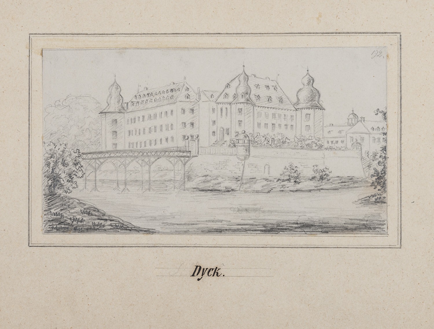 Dyck (Stadt Jüchen, Nordrhein-Westfalen): Schloss (Landesgeschichtliche Vereinigung für die Mark Brandenburg e.V., Archiv CC BY)