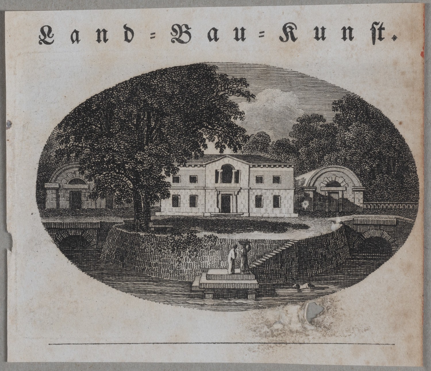Entwurf eines Landhauses (Landesgeschichtliche Vereinigung für die Mark Brandenburg e.V., Archiv CC BY)