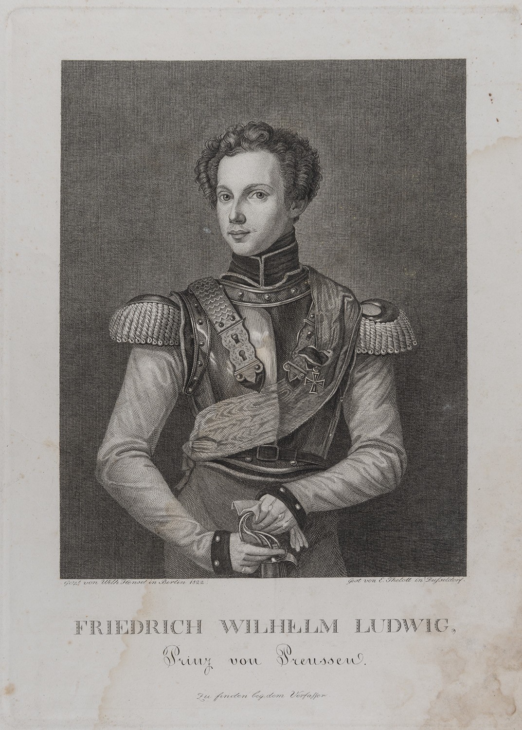 Friedrich, Prinz von Preußen (1794-1863), preuß. General der Kavallerie (Landesgeschichtliche Vereinigung für die Mark Brandenburg e.V., Archiv CC BY)