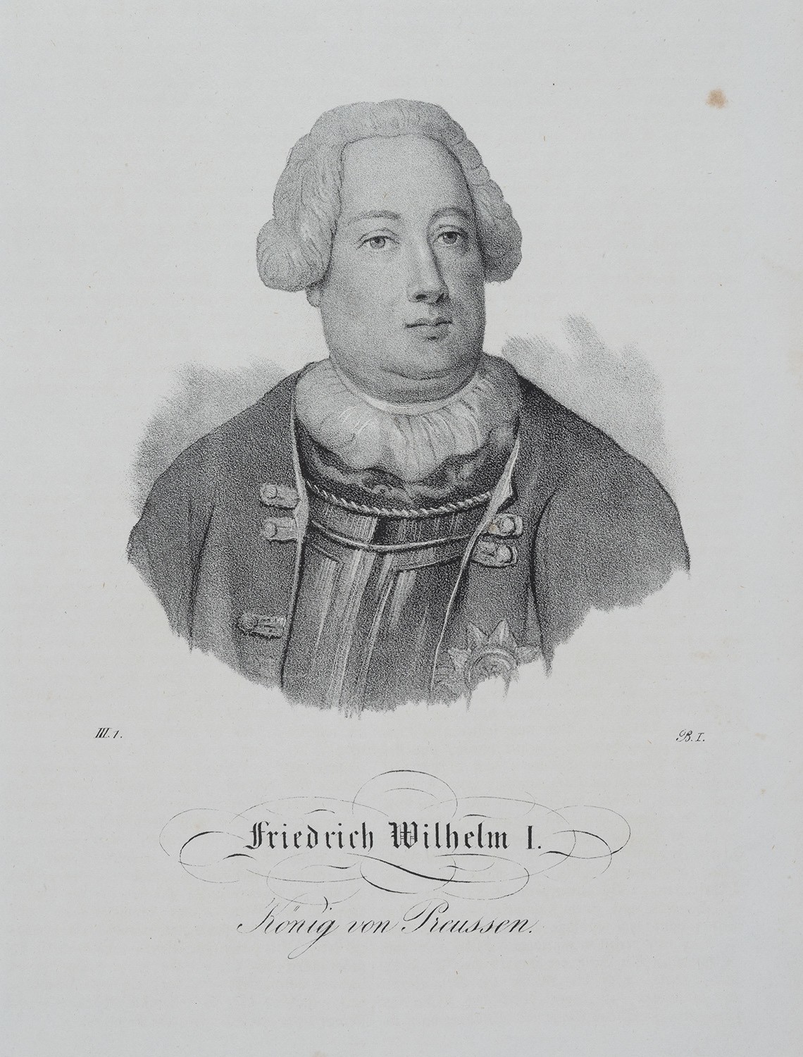 Friedrich Wilhelm I., König in Preußen (1688-1740, reg. 1713-1740) (Landesgeschichtliche Vereinigung für die Mark Brandenburg e.V., Archiv CC BY)
