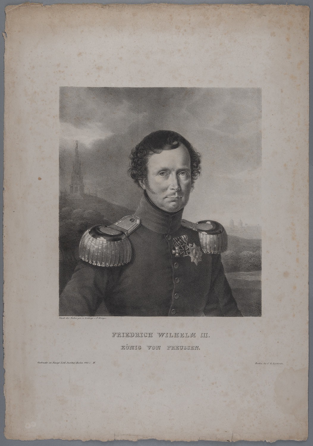 Friedrich Wilhelm III., König von Preußen (1770-1840) (Landesgeschichtliche Vereinigung für die Mark Brandenburg e.V., Archiv CC BY)