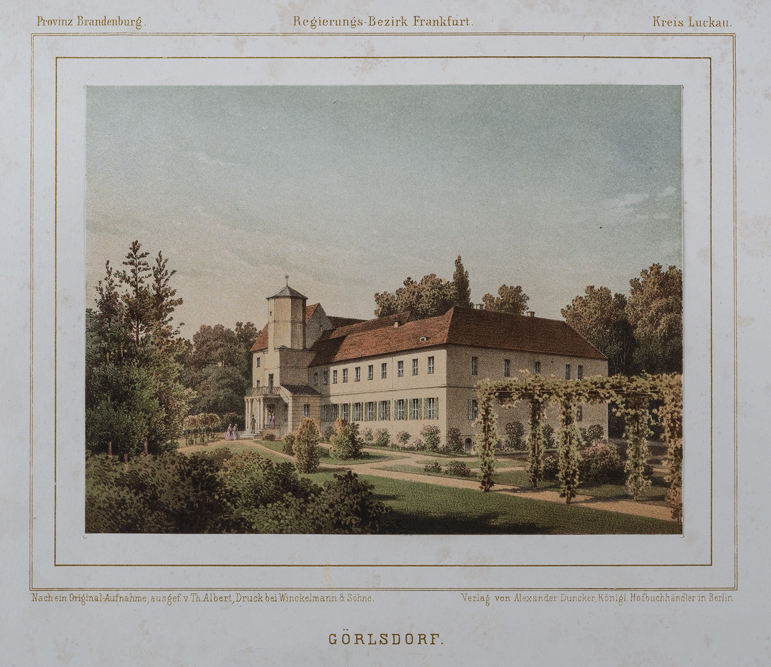 Görlsdorf (Kr. Luckau): Herrenhaus von Nordosten (Landesgeschichtliche Vereinigung für die Mark Brandenburg e.V., Archiv CC BY)