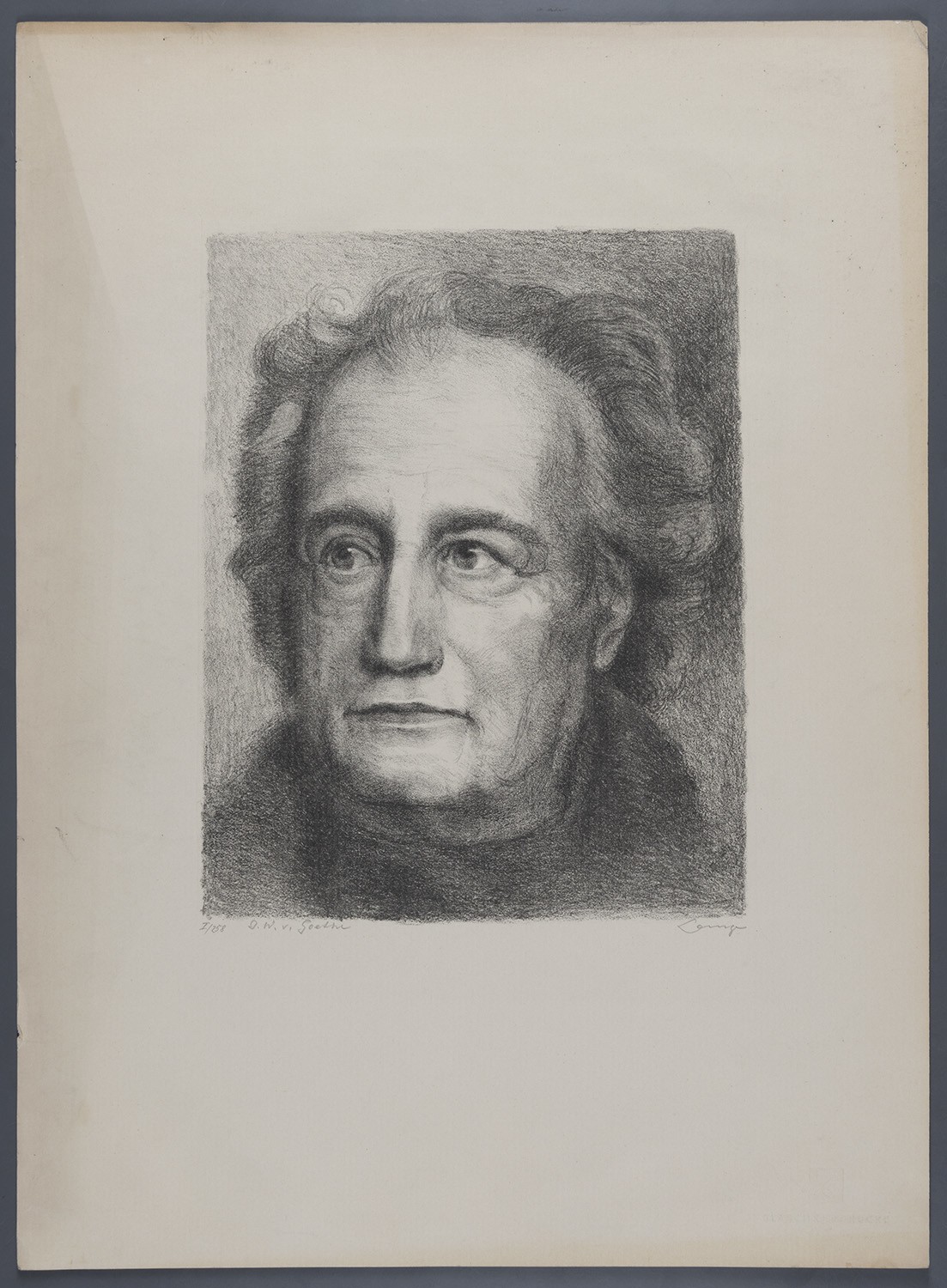 Goethe, Johann Wolfgang von (1749-1832), Dichter (Landesgeschichtliche Vereinigung für die Mark Brandenburg e.V., Archiv CC BY)