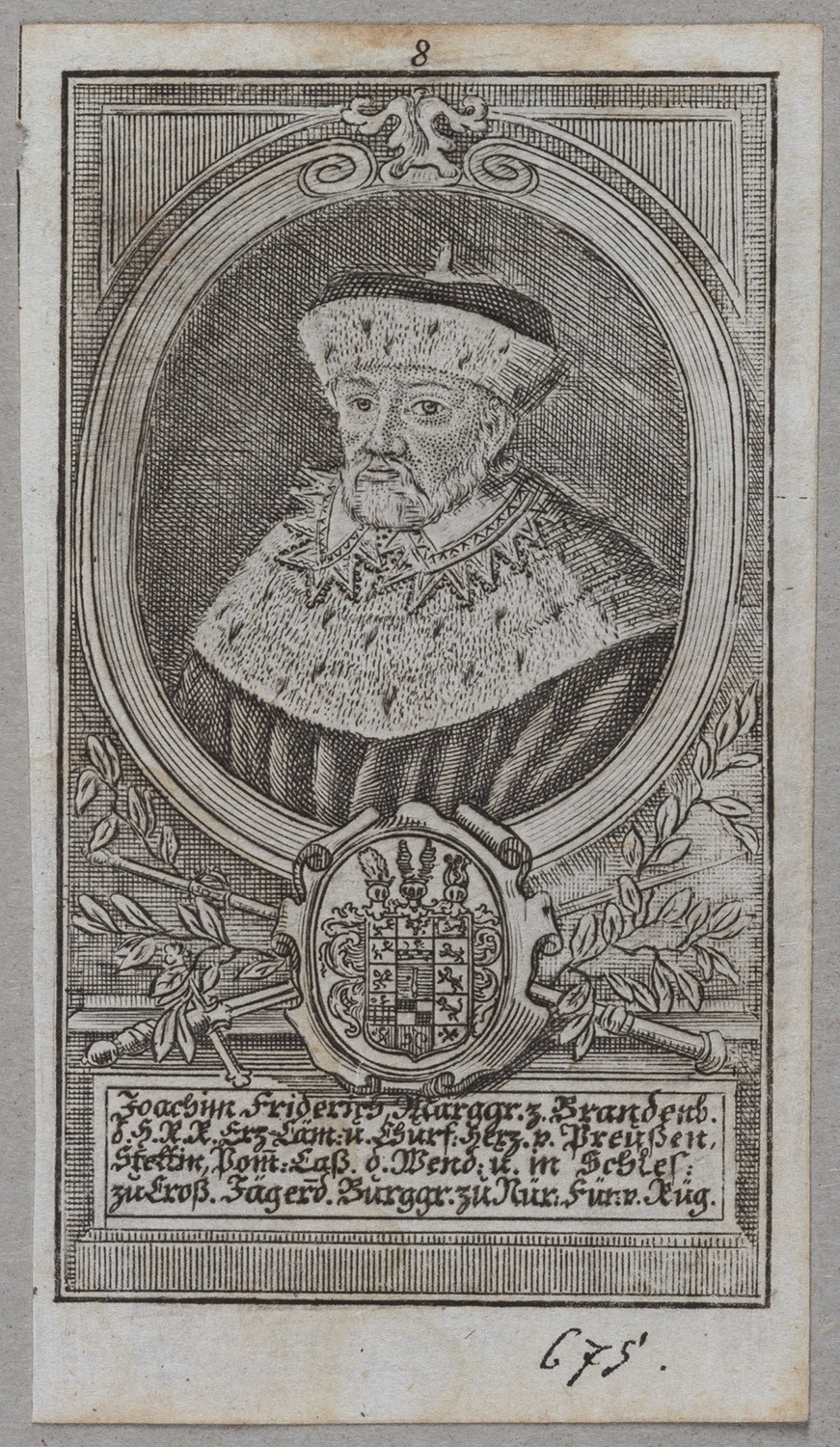 Joachim Friedrich, Kurfürst von Brandenburg (1546-1608, reg.1598-1608) (Landesgeschichtliche Vereinigung für die Mark Brandenburg e.V., Archiv CC BY)