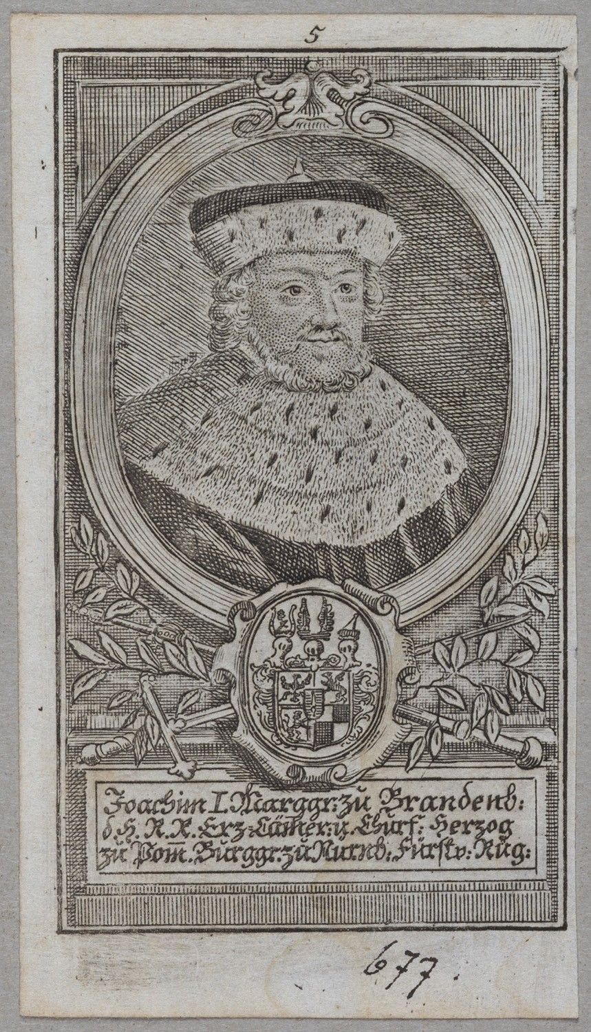Joachim I., Kurfürst von Brandenburg (1484-1535, reg. 1499-1535) (Landesgeschichtliche Vereinigung für die Mark Brandenburg e.V., Archiv CC BY)