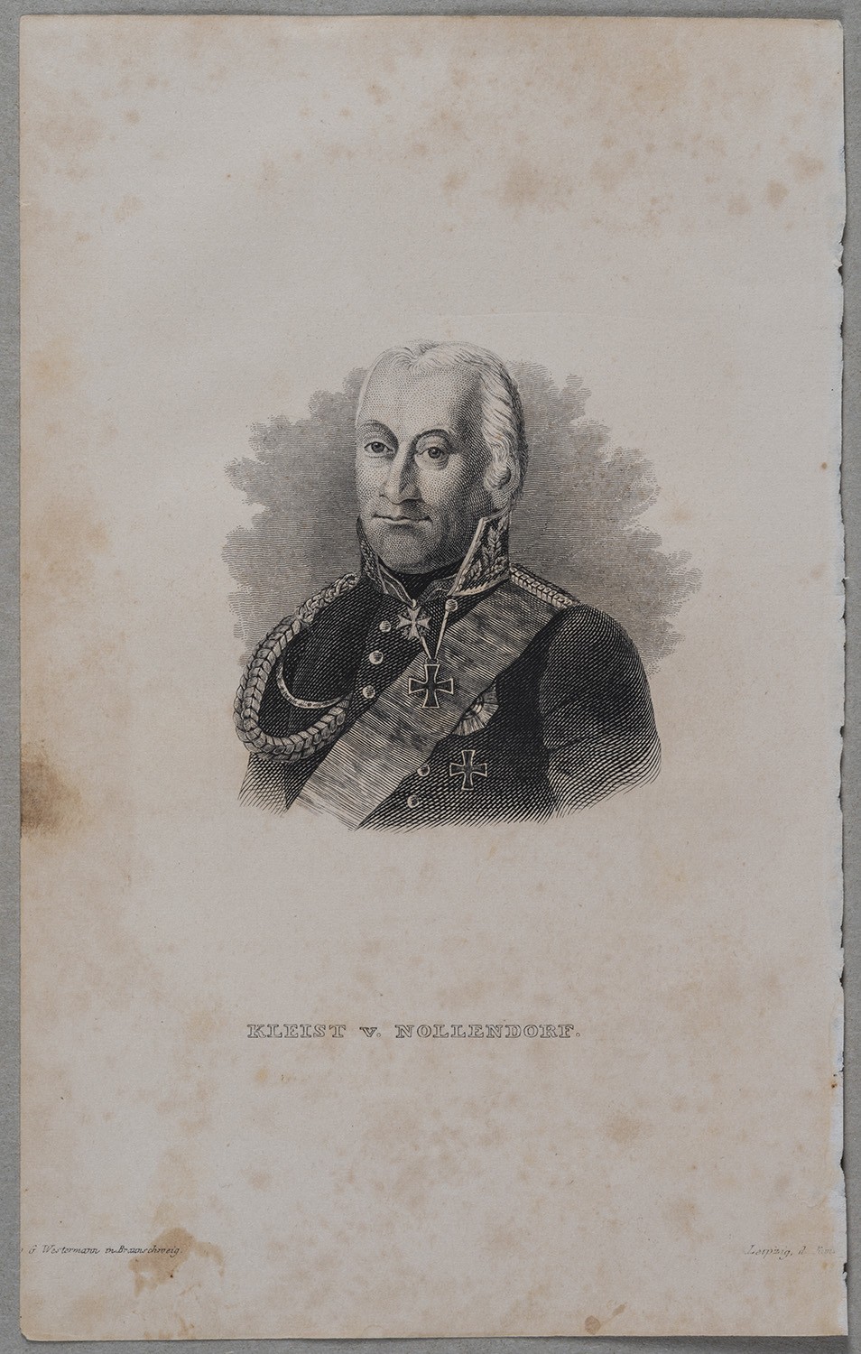 Kleist von Nollendorf, Friedrich Graf (1762-1823), preuß. Generalfeldmarschall (Landesgeschichtliche Vereinigung für die Mark Brandenburg e.V., Archiv CC BY)