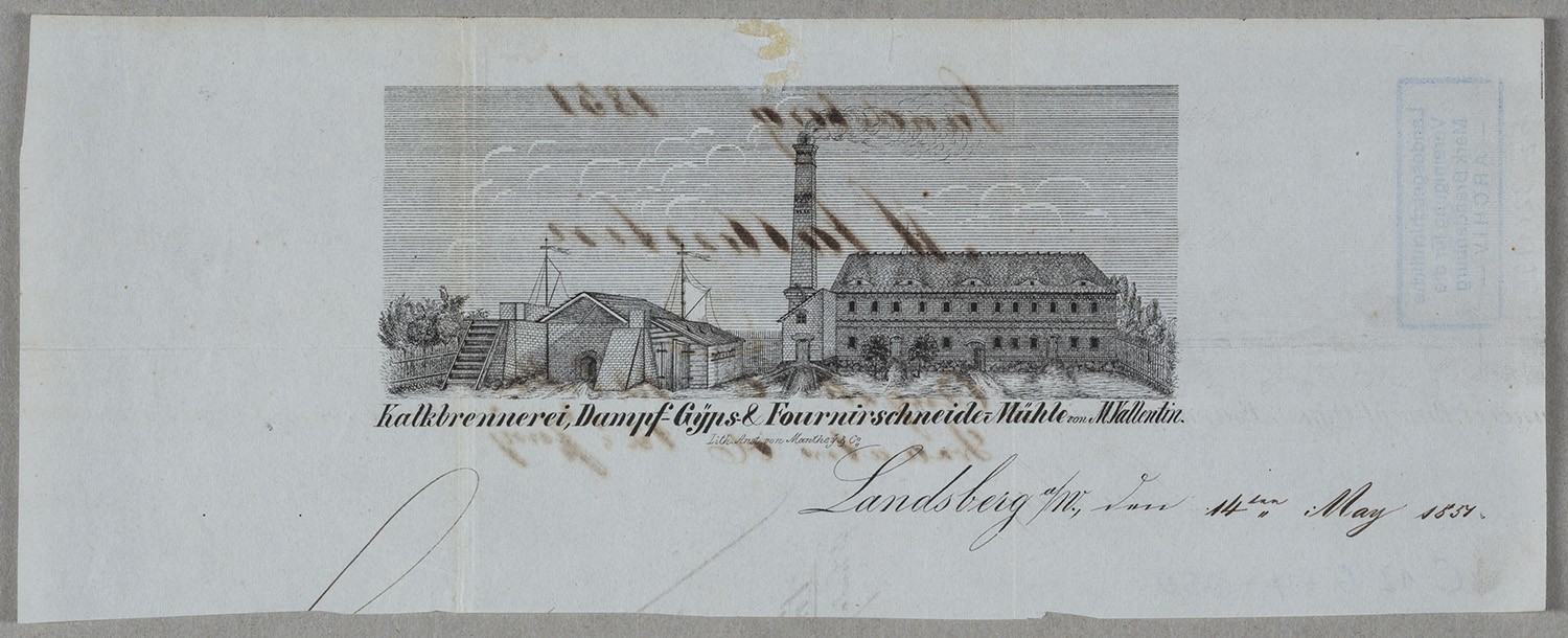 Landsberg/Warthe [Gorzów Wlkp.]: Vallentinsche Mühle (Landesgeschichtliche Vereinigung für die Mark Brandenburg e.V., Archiv CC BY)