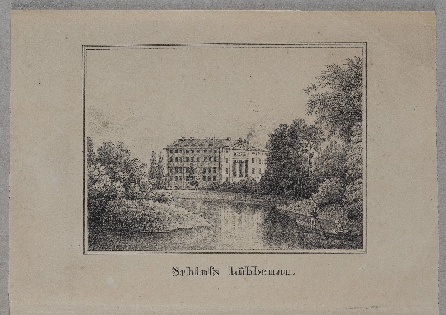 Lübbenau: Schloss (Landesgeschichtliche Vereinigung für die Mark Brandenburg e.V., Archiv CC BY)