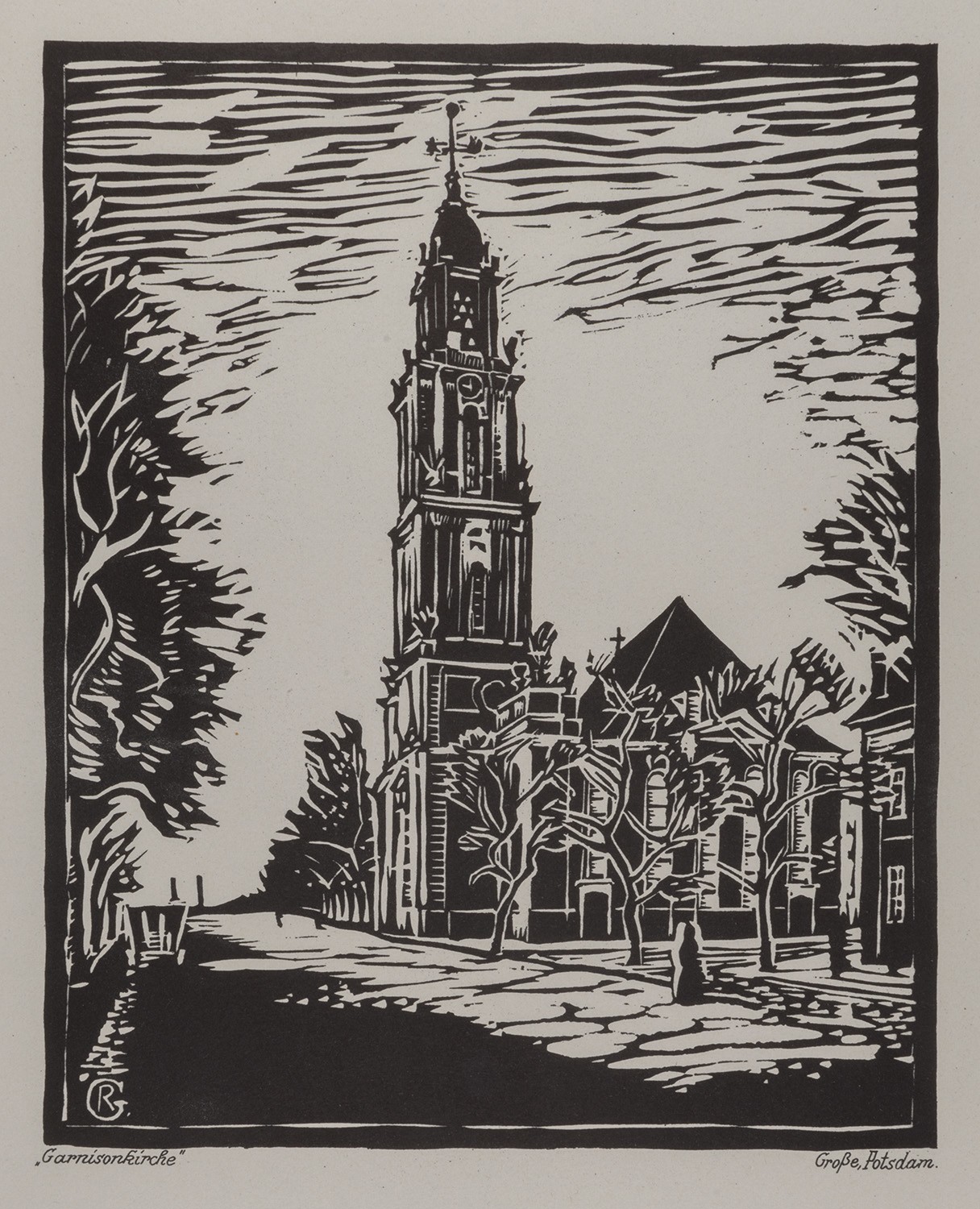 Potsdam: Garnisonkirche von Osten (Landesgeschichtliche Vereinigung für die Mark Brandenburg e.V., Archiv CC BY)