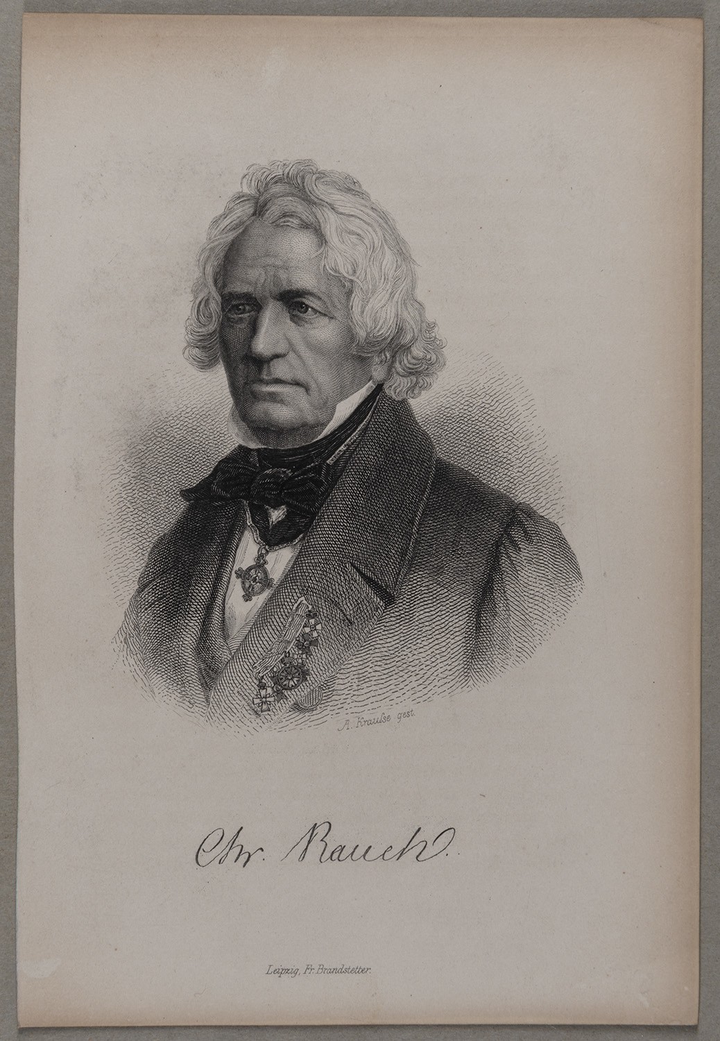 Rauch, Christian Daniel (1757-1857), Bildhauer (Landesgeschichtliche Vereinigung für die Mark Brandenburg e.V., Archiv CC BY)