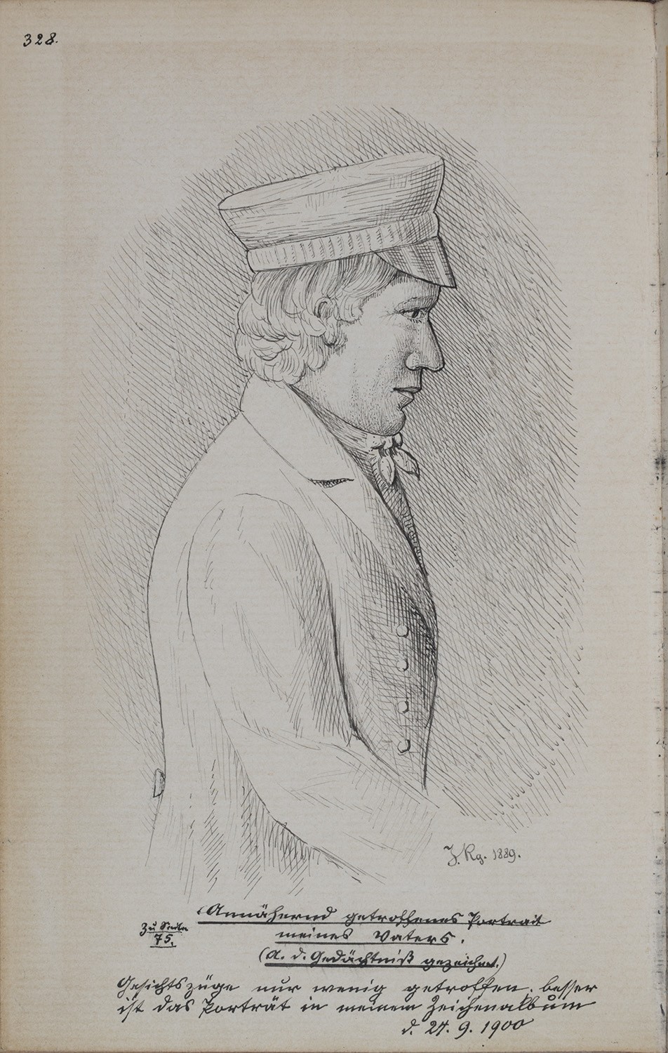 Runge, Johann Gottfried (1796-1857) Lehrer in Gahry (Landesgeschichtliche Vereinigung für die Mark Brandenburg e.V., Archiv CC BY)